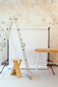 A photoshoot of materials and equipment to use for constructions.